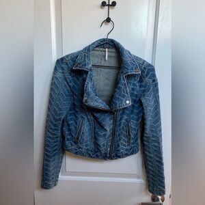Free People We The Free Denim Motorcycle
Jacket
